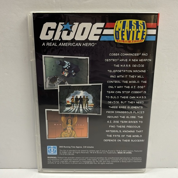 G.I. Joe The MASS Device DVD - Picture 2 of 3